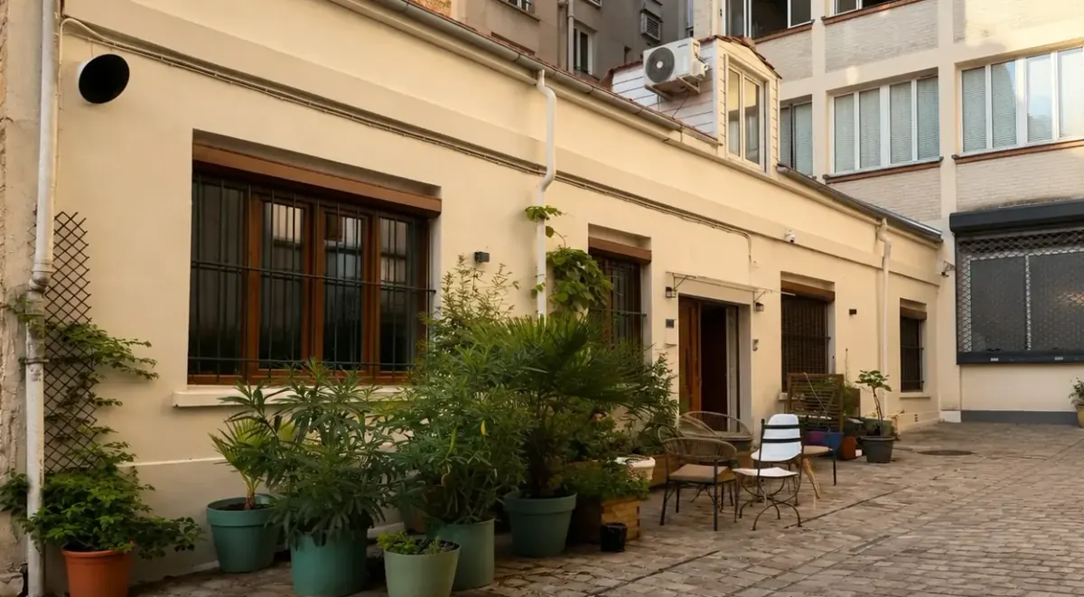 Maison de ville contemporaine après rénovation HMB BÂTIMENT