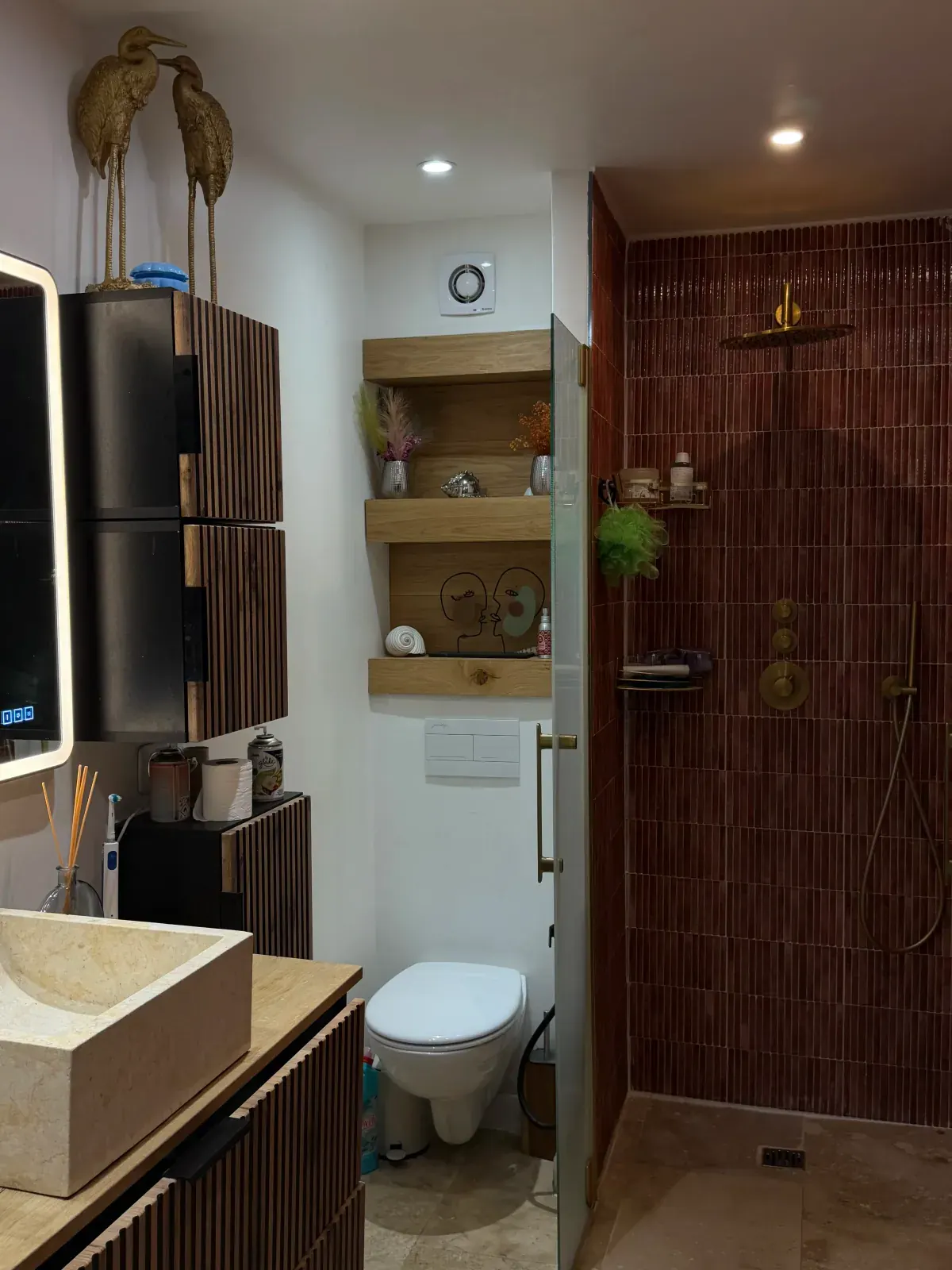 Salle d'eau principale avec douche italienne